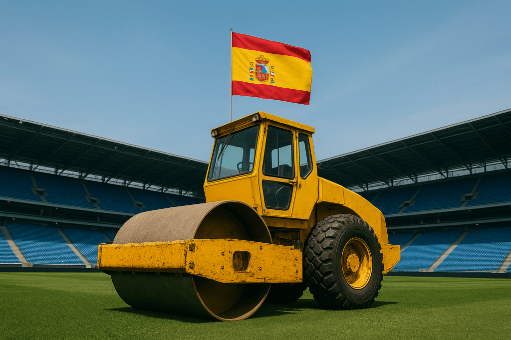 España, una apisonadora camino del&nbsp;Mundial